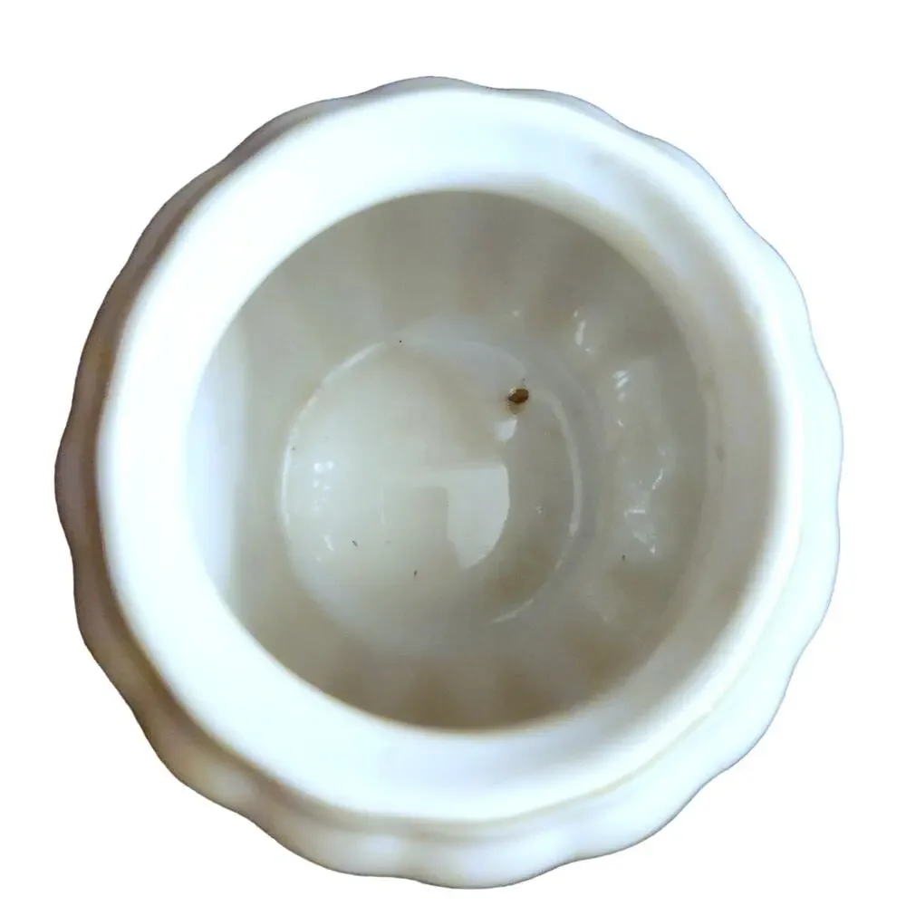 Gibson Roseland Porcelain Stoneware Vintage Sugar Bowl with Lid and Creamer Set - Picture 7 of 10